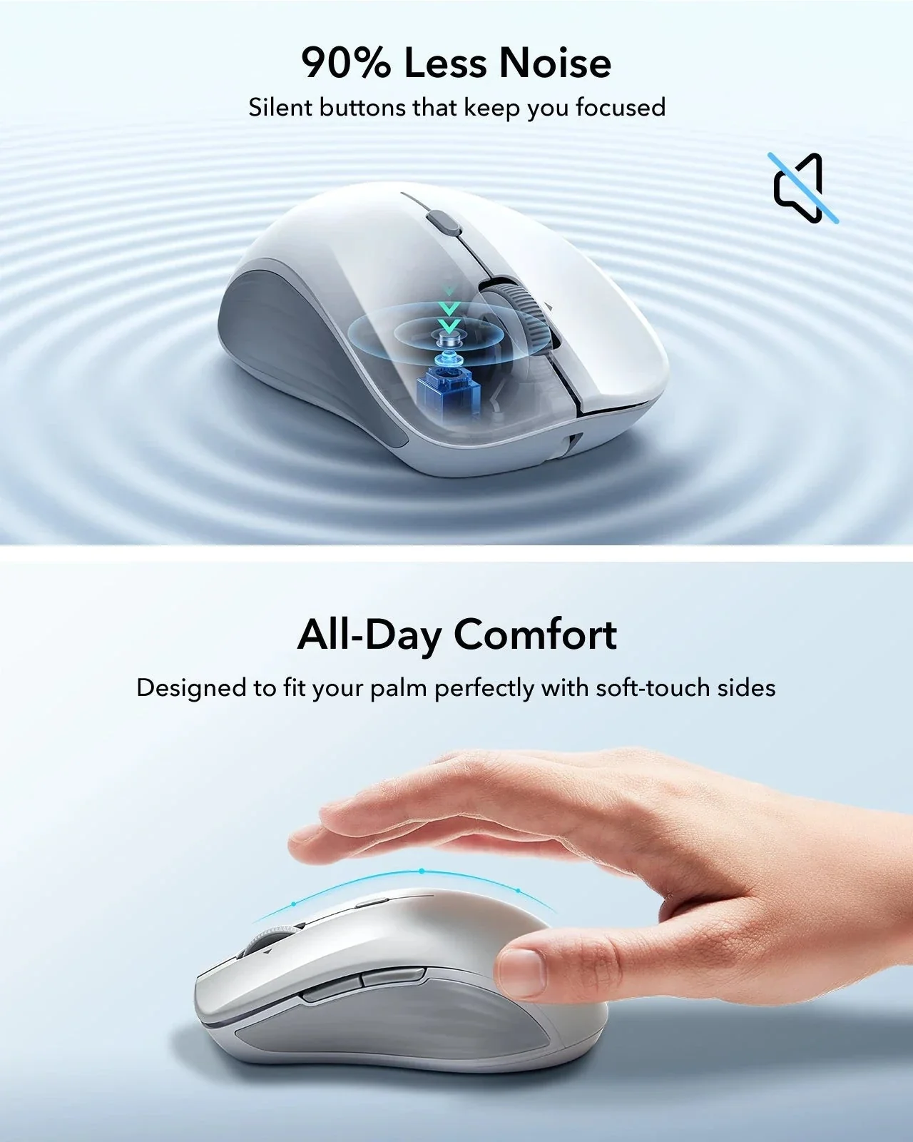 ESR MagMouse™ Wireless Mouse - White - Image 13